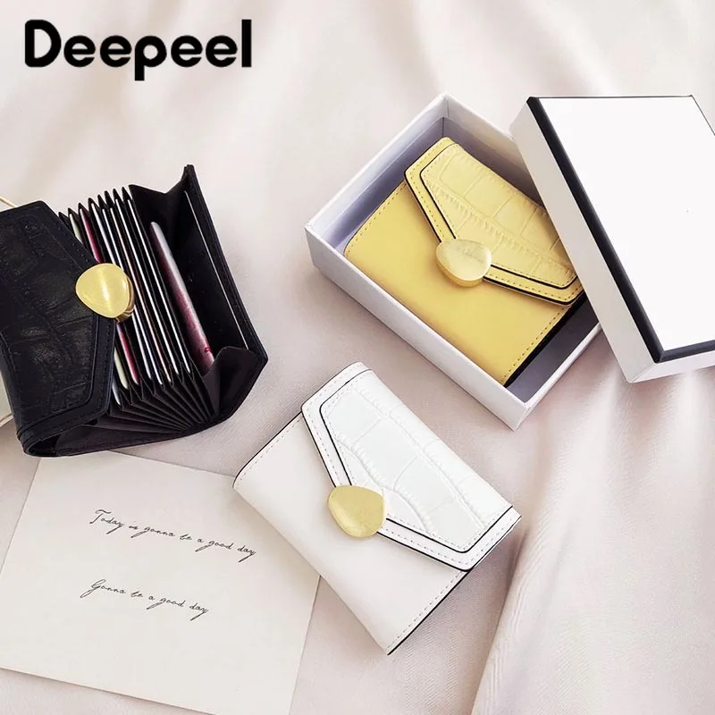 Deepeel, 1 шт., 10*8*3 см, женская сумка для карт из натуральной кожи, новинка 2021, Модный женский короткий кошелек, держатель для кредитных карт, коше...
Deepeel, 1 шт., 10*8*3 см, женская сумка для карт из натуральной кожи, новинка 2021, Модный женский короткий кошелек, держатель для кредитных карт, коше...