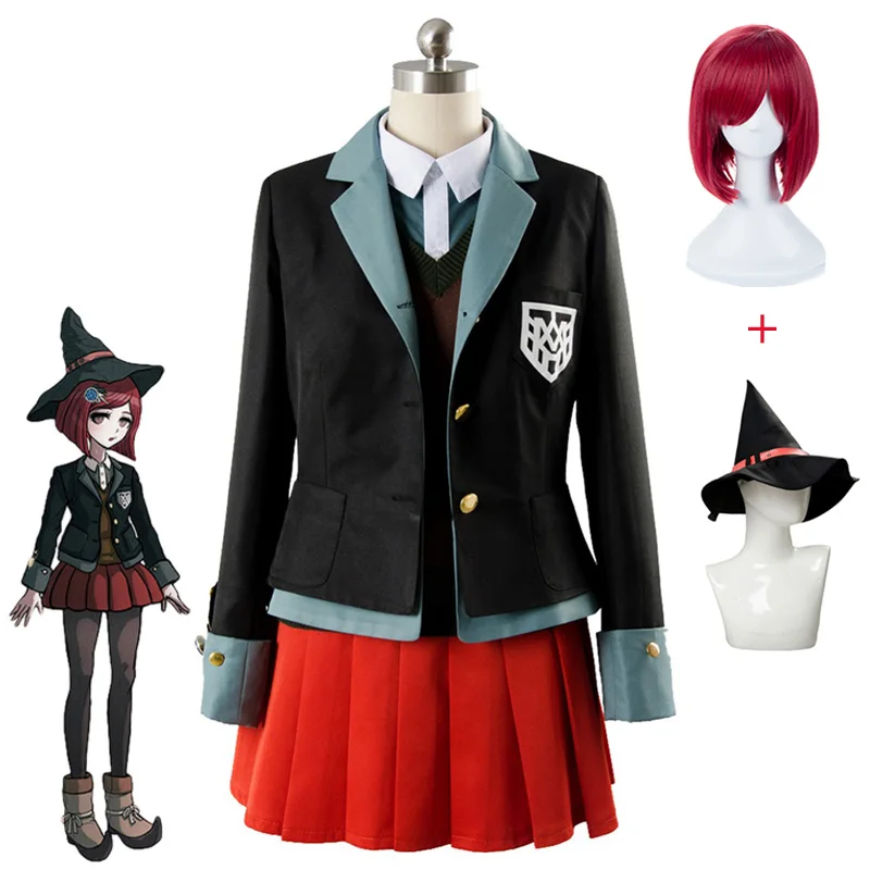 Anime Danganronpa Cosplay Yumeno Himiko Costume School Girl Uniform Halloween Costumes for Women Party Skirt Suit Hat Wig
Anime Danganronpa Cosplay Yumeno Himiko Costume School Girl Uniform Halloween Costumes for Women Party Skirt Suit Hat Wig