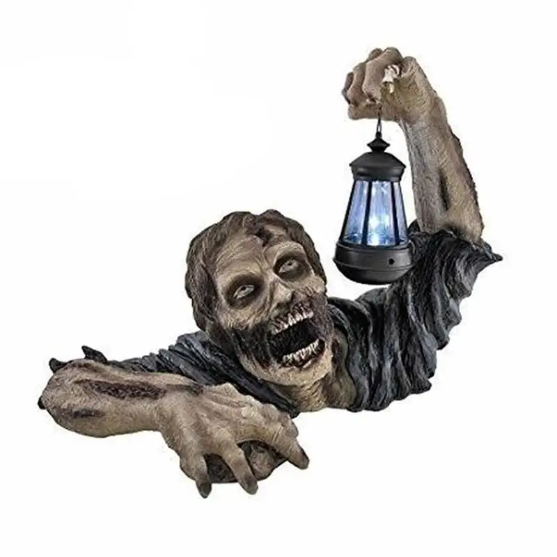 Zombie With Solar Led Lantern Resin Zombie Garden Statues Horror Movie Garden Gnomes Statue For Outdoor Garden Patio Yard Lawn
Zombie With Solar Led Lantern Resin Zombie Garden Statues Horror Movie Garden Gnomes Statue For Outdoor Garden Patio Yard Lawn