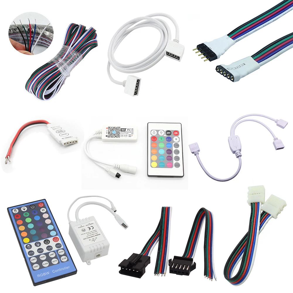 Mini 3Keys 24keys 40keys IR Controller 0.5-10M 5pin JST Cable 1To 2/4 Splitter 10MM/12MM Clip To Wire 5mm Adapter For 5050 Strip
Mini 3Keys 24keys 40keys IR Controller 0.5-10M 5pin JST Cable 1To 2/4 Splitter 10MM/12MM Clip To Wire 5mm Adapter For 5050 Strip