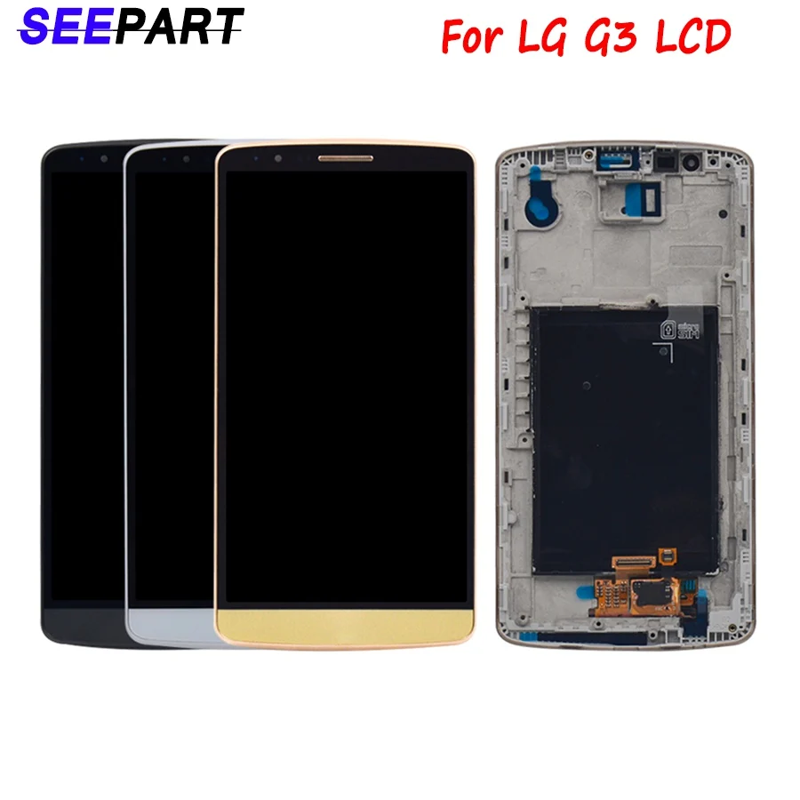 5.5" For LG G3 H850 H851 LCD Display Touch Screen Digitizer Assembly 2560*1440 For LG G3 D855 lcd Pantalla Replacement Parts
5.5" For LG G3 H850 H851 LCD Display Touch Screen Digitizer Assembly 2560*1440 For LG G3 D855 lcd Pantalla Replacement Parts