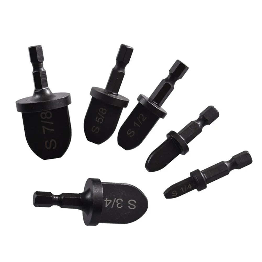 6Pcs Imperial Tube Expander Air Conditioner Copper Pipe Swaging Tool Drill Bit Pipe Flaring 1/2" 1/4" 3/4" 3/8" 5/8" 7/8"
6Pcs Imperial Tube Expander Air Conditioner Copper Pipe Swaging Tool Drill Bit Pipe Flaring 1/2" 1/4" 3/4" 3/8" 5/8" 7/8"