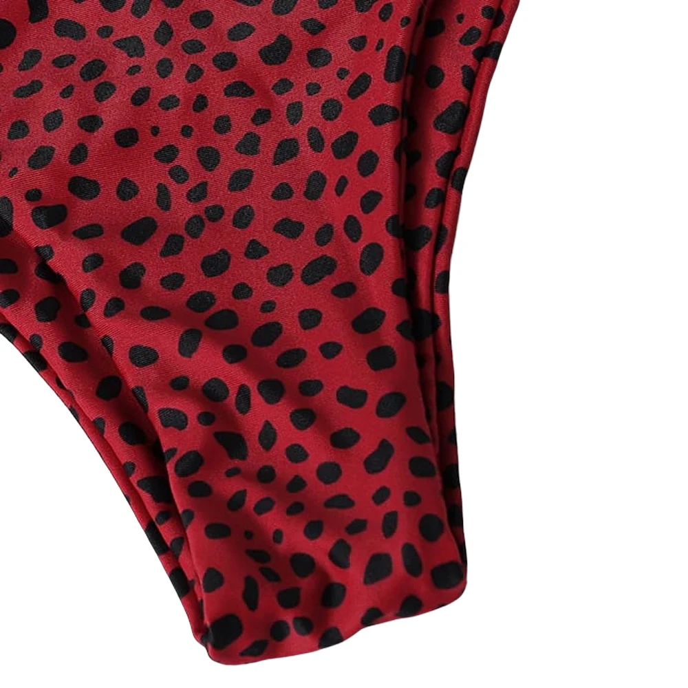 Sexy Split Type Swimwear Fashion Dots Bathing Suits Women's High Waist Bikini Front Lacing-up Swimsuit
Sexy Split Type Swimwear Fashion Dots Bathing Suits Women's High Waist Bikini Front Lacing-up Swimsuit