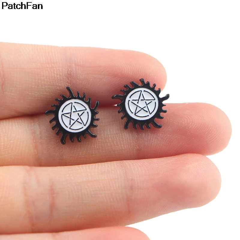 Patchfan Punk trendy charm design stud earrings party favors jewelry gifts girlfriend for birthday present A2486
Patchfan Punk trendy charm design stud earrings party favors jewelry gifts girlfriend for birthday present A2486