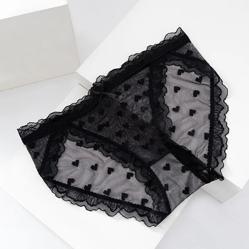 Women's Underwear Sexy Lace Transparent Love Briefs Bow-Knot Breathable Soft Panties Sexy Lingerie Panties Briefs Body Sculpting
Women's Underwear Sexy Lace Transparent Love Briefs Bow-Knot Breathable Soft Panties Sexy Lingerie Panties Briefs Body Sculpting