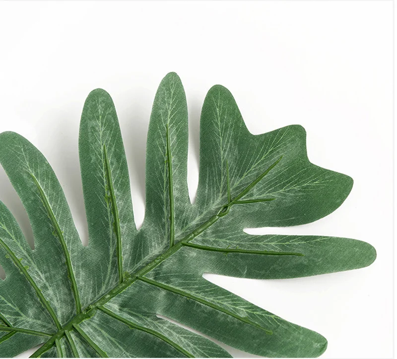 37cm 10pcs Silk Leaves Tropicial Monstera Artificial Palm Tree Branch Green Plants Fake Leafs Wall Material For Home Decoration
37cm 10pcs Silk Leaves Tropicial Monstera Artificial Palm Tree Branch Green Plants Fake Leafs Wall Material For Home Decoration