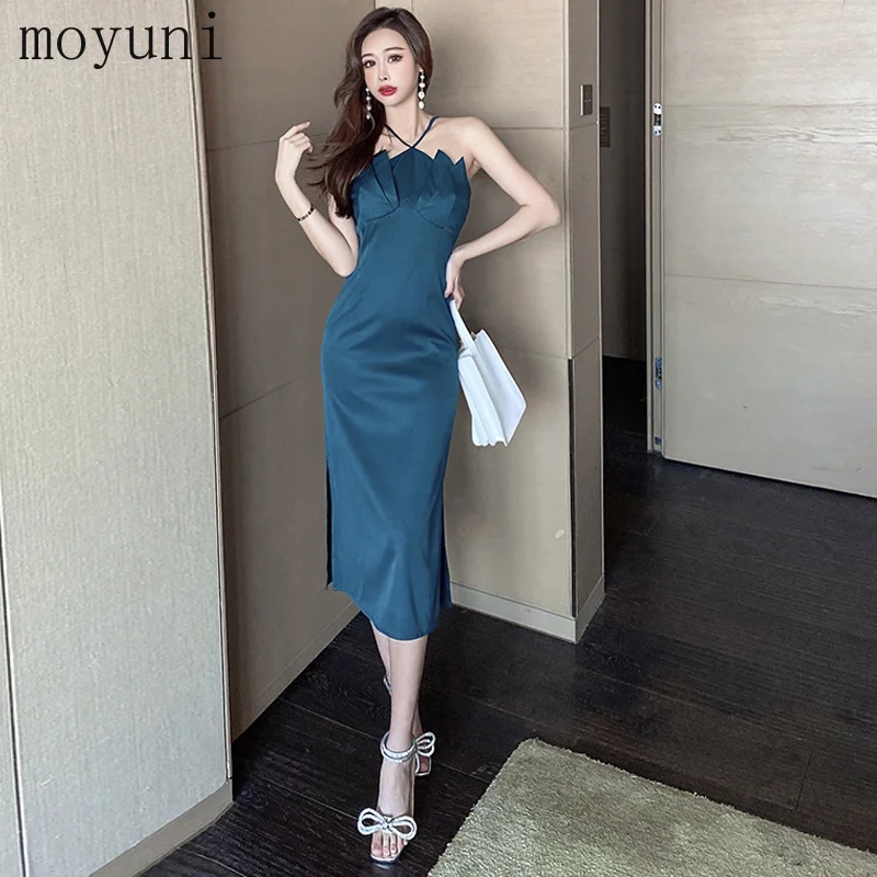 Summer Elegant Lady of Note Sexy Fashion Mid-Length Tight Waist Sliding Vacuum Bud Women's Dress Evening Gown Aesthetic Unique
Summer Elegant Lady of Note Sexy Fashion Mid-Length Tight Waist Sliding Vacuum Bud Women's Dress Evening Gown Aesthetic Unique