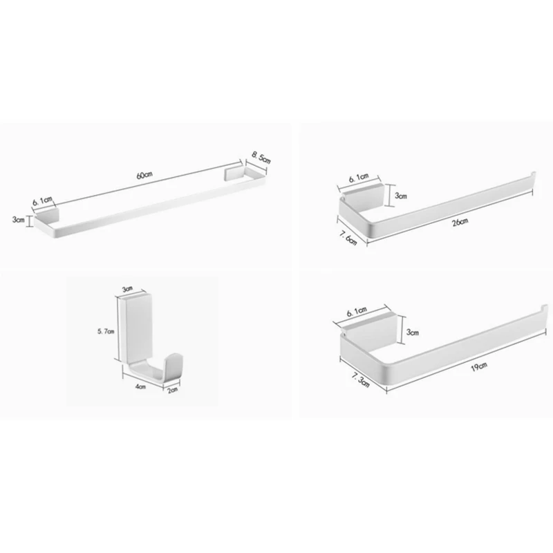 MOLI Bathroom Hardware Set Brushed Steel Robe Hook Towel Rail Bar Shelf Tissue Paper Holder Toothbrush Holder ML19300
MOLI Bathroom Hardware Set Brushed Steel Robe Hook Towel Rail Bar Shelf Tissue Paper Holder Toothbrush Holder ML19300