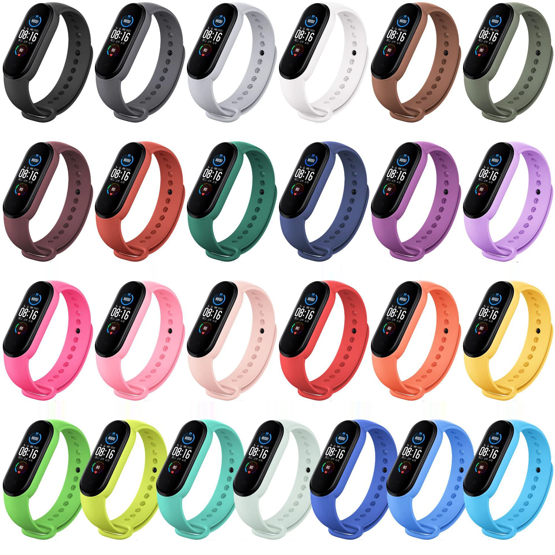 Strap For Xiaomi Mi Band 5 4 3 Silicone Wristband Bracelet Replacement For Xiaomi Band 4 MiBand 5 4 3 Wrist Color TPU Strap
Strap For Xiaomi Mi Band 5 4 3 Silicone Wristband Bracelet Replacement For Xiaomi Band 4 MiBand 5 4 3 Wrist Color TPU Strap