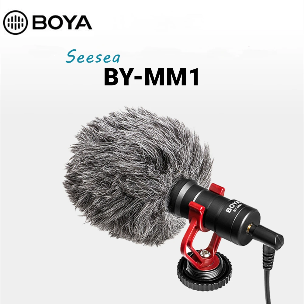 BOYA BY-MM1 Handheld Mic Cardioid pointing Microphone for DSLR Cameras Mobilephone PC Consumer Microphone
BOYA BY-MM1 Handheld Mic Cardioid pointing Microphone for DSLR Cameras Mobilephone PC Consumer Microphone