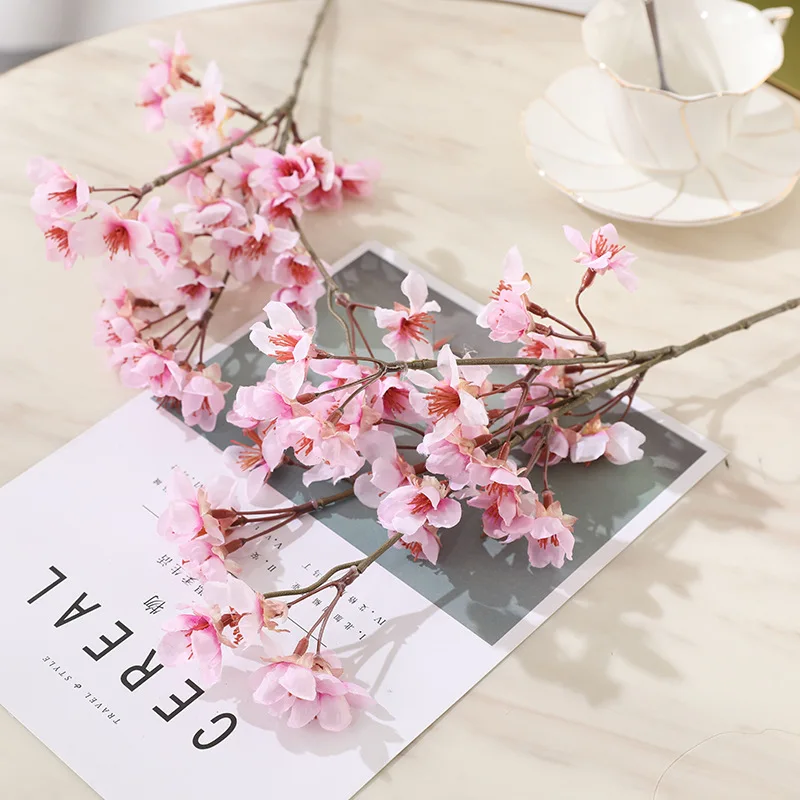 Artificial Decoration Cherry Blossoms Silk Flower Branches Office Decoration Hotel Mall Garden Wedding Decoration Plum Blossoms
Artificial Decoration Cherry Blossoms Silk Flower Branches Office Decoration Hotel Mall Garden Wedding Decoration Plum Blossoms