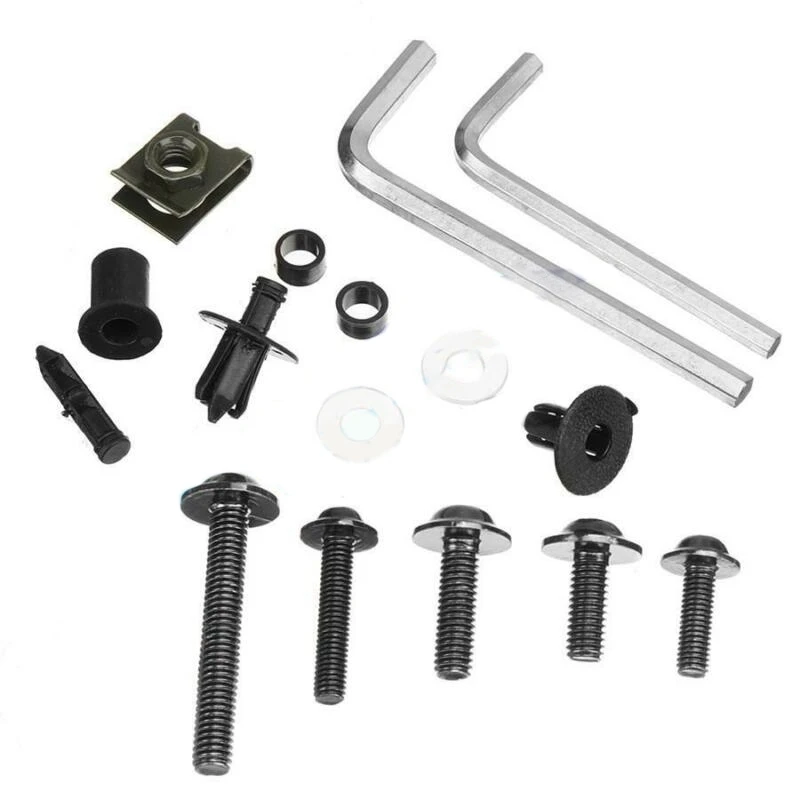 Top!-195PCS Universal Motorcycle Fairing Bolts Motorcycle Body Modification Bolts for Suzuki GSXR 600 750 1000
Top!-195PCS Universal Motorcycle Fairing Bolts Motorcycle Body Modification Bolts for Suzuki GSXR 600 750 1000