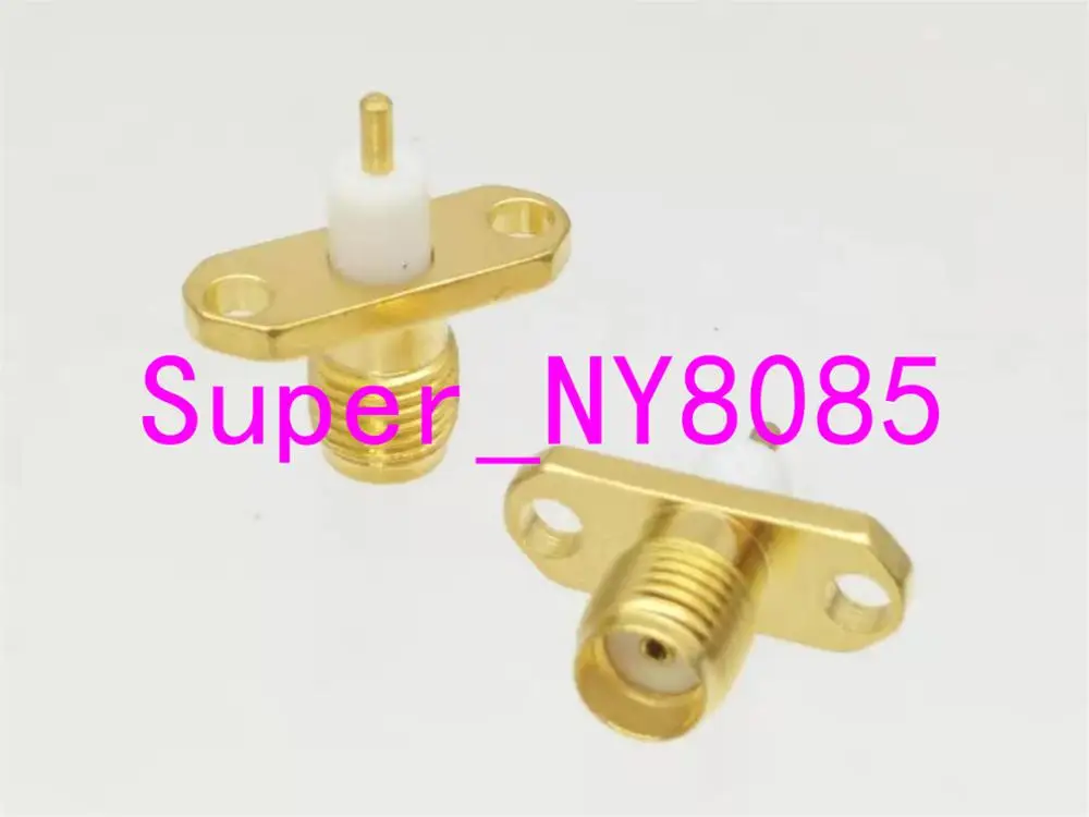 10pcs Connector SMA female jack 2-holes flange PTFE solder cup Panel mount RF Coaxial
10pcs Connector SMA female jack 2-holes flange PTFE solder cup Panel mount RF Coaxial