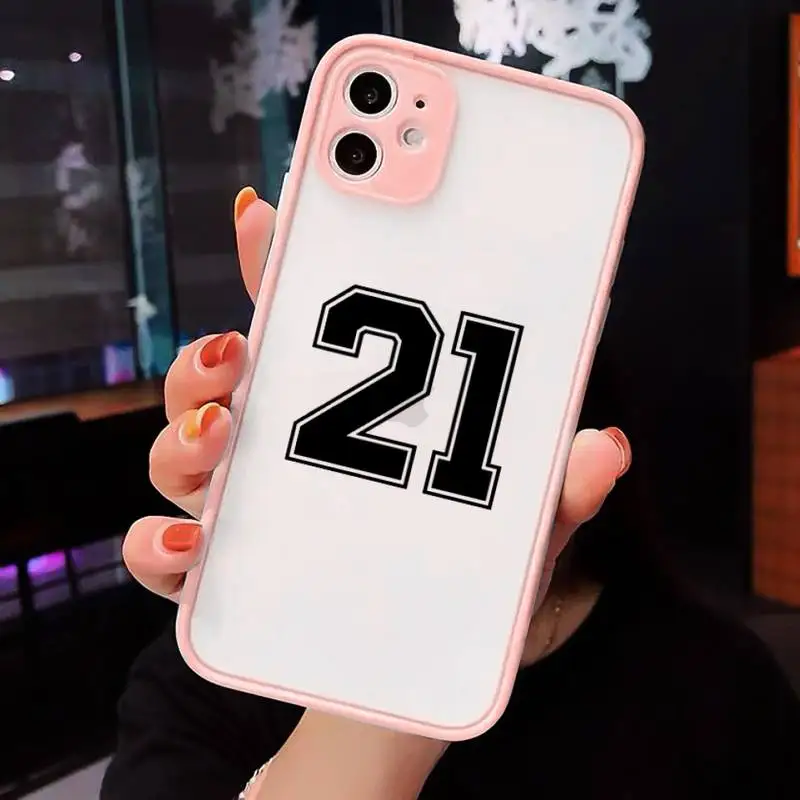 Football Lucky number And letter Phone Cases matte transparent For iphone 7 8 11 12 plus mini x xs xr pro max cover
Football Lucky number And letter Phone Cases matte transparent For iphone 7 8 11 12 plus mini x xs xr pro max cover