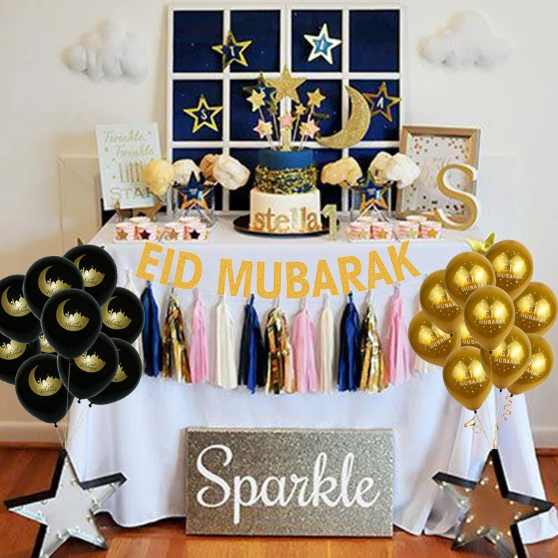 EID MUBARAK Decorations for Home Paper Banner Bunting Moon Star Balloons Islam Muslim Event Party Supplies Ramadan Kareem Decor
EID MUBARAK Decorations for Home Paper Banner Bunting Moon Star Balloons Islam Muslim Event Party Supplies Ramadan Kareem Decor