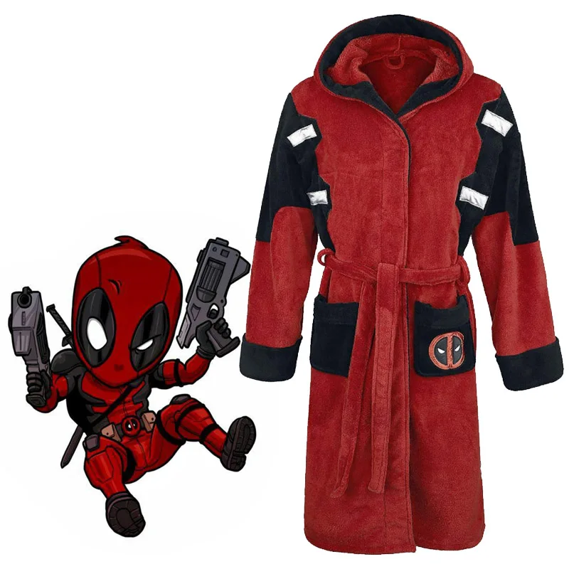 Kigurumi Deadpool Attack on Titan Bathrobe Cosplay Goku Adult Night Bath Robe Sleepwear Pajamas Bathing Suit Nightgown
Kigurumi Deadpool Attack on Titan Bathrobe Cosplay Goku Adult Night Bath Robe Sleepwear Pajamas Bathing Suit Nightgown