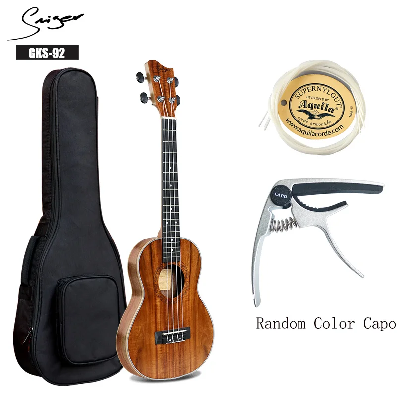 Smiger GKS-92 Ukulele 21 Inches 21" Soprano Ukulele Hawaii Koa ABS Binding Thin Body Ukulele Durable For Beginner Profession
Smiger GKS-92 Ukulele 21 Inches 21" Soprano Ukulele Hawaii Koa ABS Binding Thin Body Ukulele Durable For Beginner Profession