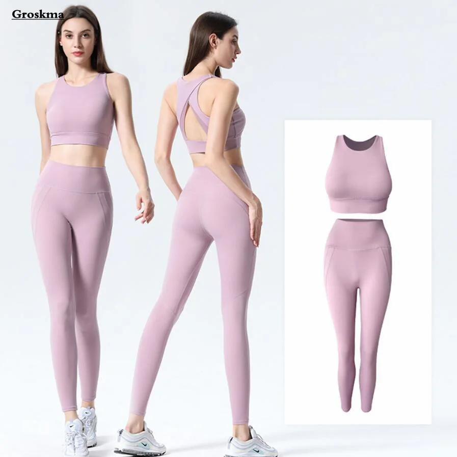 Sports Tank Tops Women Yoga Suits Fitness Gym High Waist Leggings Sportswear Two Piece Set Push Up Clothing Roupas Femininas
Sports Tank Tops Women Yoga Suits Fitness Gym High Waist Leggings Sportswear Two Piece Set Push Up Clothing Roupas Femininas