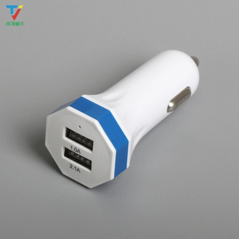 colorful 5 colors Gossip octagon Octagonal style 2usb 5V 2.1A 1A car charge adapter factory wholesale for callphone 500pcs/lot
colorful 5 colors Gossip octagon Octagonal style 2usb 5V 2.1A 1A car charge adapter factory wholesale for callphone 500pcs/lot