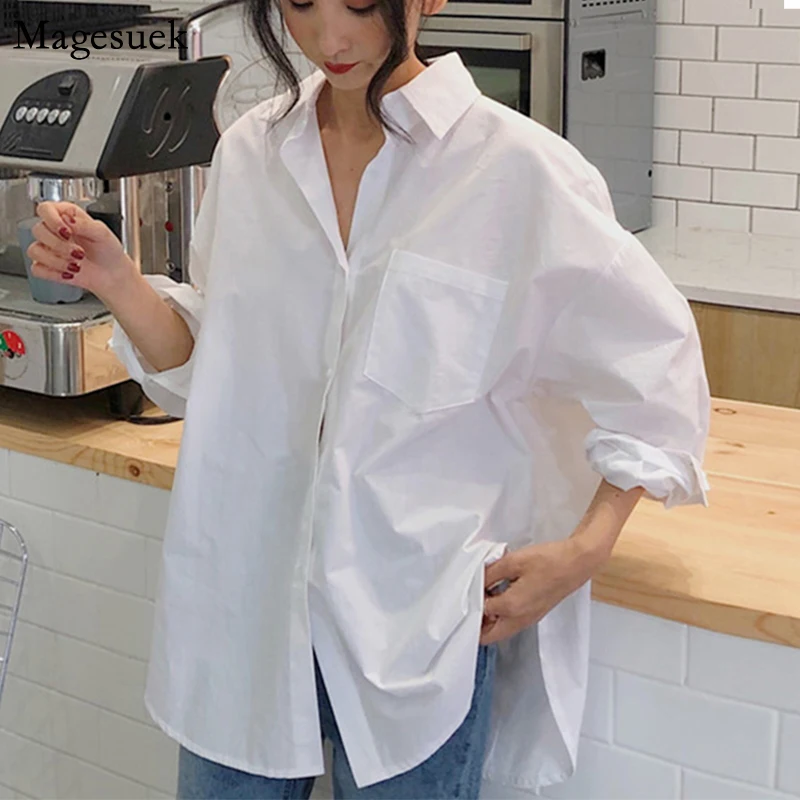 Spring Autumn Women Shirts Plus Size Cotton White Blouse Femme Long Sleeve Loose Oversized Blouses Tops Casual
Spring Autumn Women Shirts Plus Size Cotton White Blouse Femme Long Sleeve Loose Oversized Blouses Tops Casual
