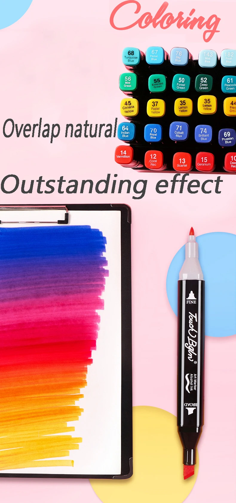 Watercolor pen set elementary school children kindergarten children 24/36/48 color touch art supplies
Watercolor pen set elementary school children kindergarten children 24/36/48 color touch art supplies