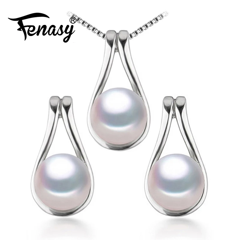 Ювелирные наборы FENASY из стерлингового серебра 925 пробы, натуральная цепочка с жемчужным кулоном, Классические женские серьги-гвоздики из ор...
Ювелирные наборы FENASY из стерлингового серебра 925 пробы, натуральная цепочка с жемчужным кулоном, Классические женские серьги-гвоздики из ор...