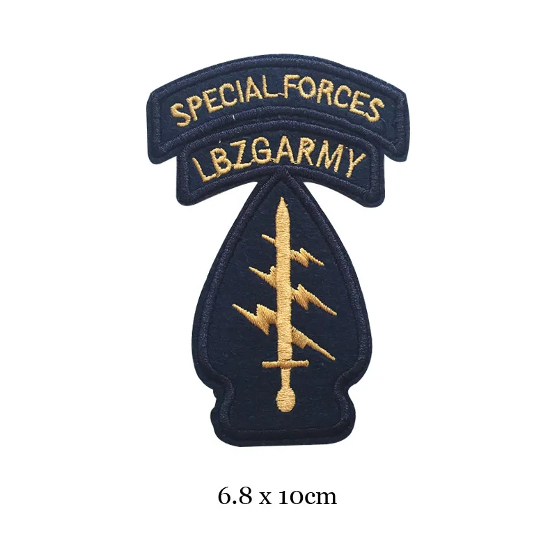 Армейский ранг железные нашивки вышивка военная нашивка для одежды специальная