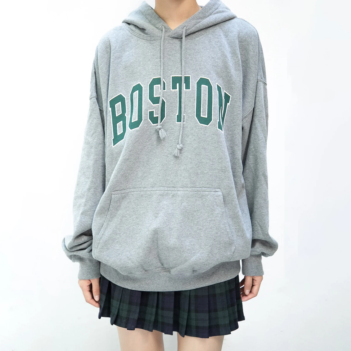 Vintage Gray Letter Print Hoodie Women Autumn Long Sleeve Cotton Soft Hooded Pullovers Casual Streetwear Sweet Girls Sweatshirts
Vintage Gray Letter Print Hoodie Women Autumn Long Sleeve Cotton Soft Hooded Pullovers Casual Streetwear Sweet Girls Sweatshirts