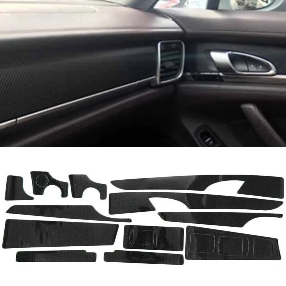 Черная наклейка из углеродного волокна для внутренней крышки «сделай сам» для Porsche Panamera, Глянцевая наклейка
Черная наклейка из углеродного волокна для внутренней крышки «сделай сам» для Porsche Panamera, Глянцевая наклейка