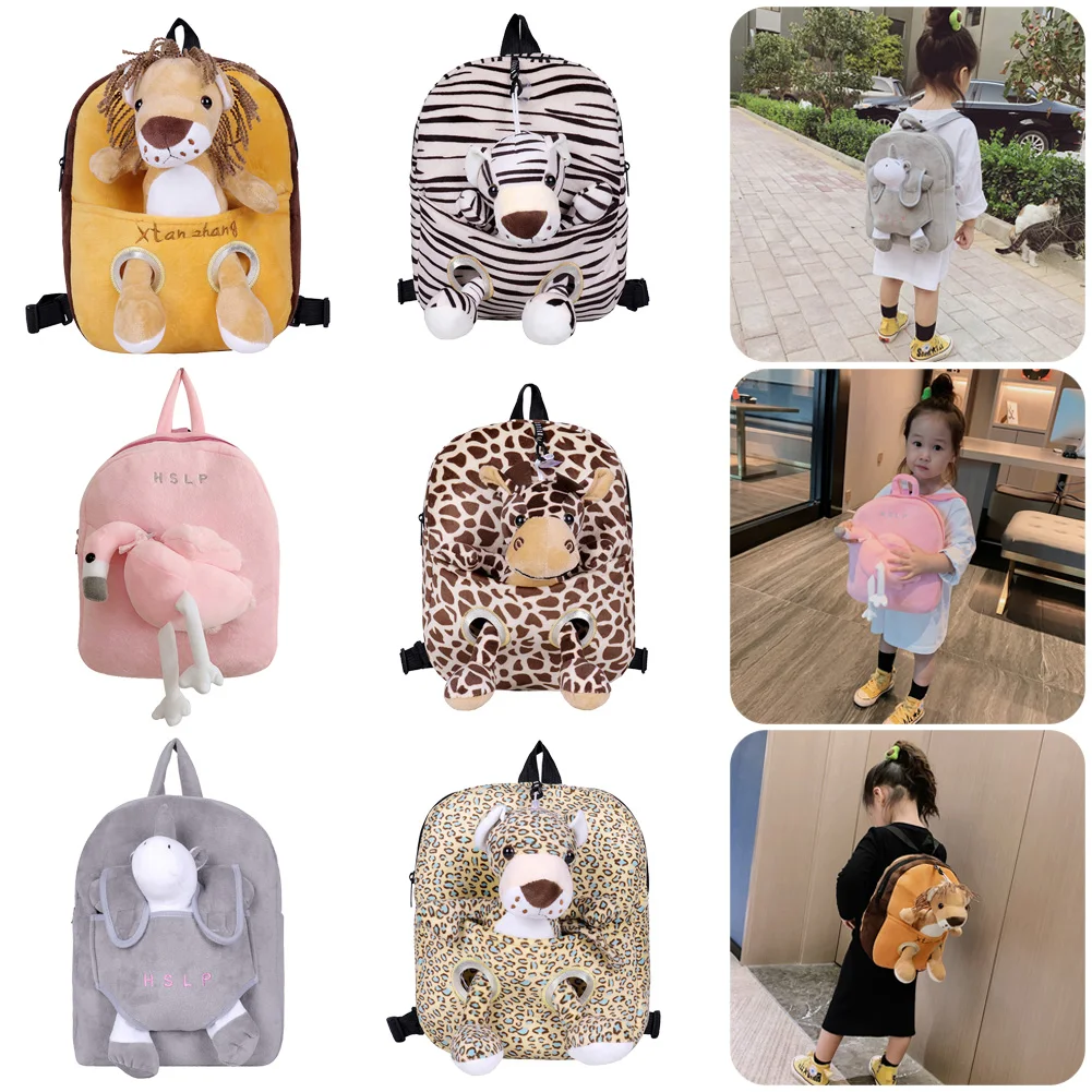 Toddler Backpack Lovely Animal Plush Shoulder Bag Lion Flamingo Tiger Giraffe Cartoon Travel Bag School Bag Gifts for Boys Girls
Toddler Backpack Lovely Animal Plush Shoulder Bag Lion Flamingo Tiger Giraffe Cartoon Travel Bag School Bag Gifts for Boys Girls