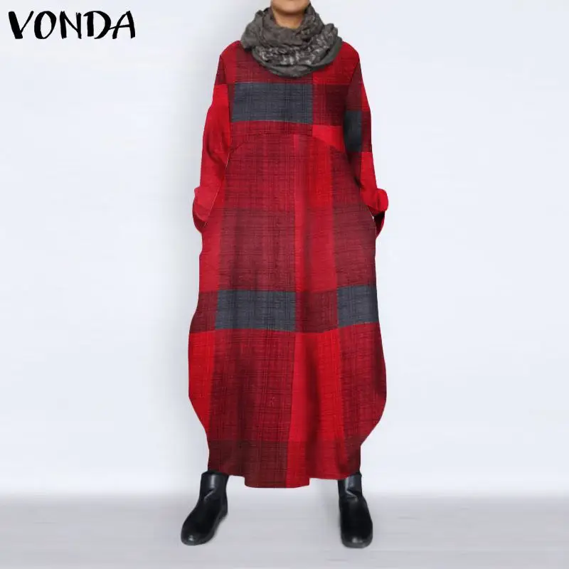 Осеннее платье 2021 VONDA, женские винтажные Лоскутные Платья с длинным рукавом, асимметричные вечерние платья, элегантное женское платье для в...
Осеннее платье 2021 VONDA, женские винтажные Лоскутные Платья с длинным рукавом, асимметричные вечерние платья, элегантное женское платье для в...