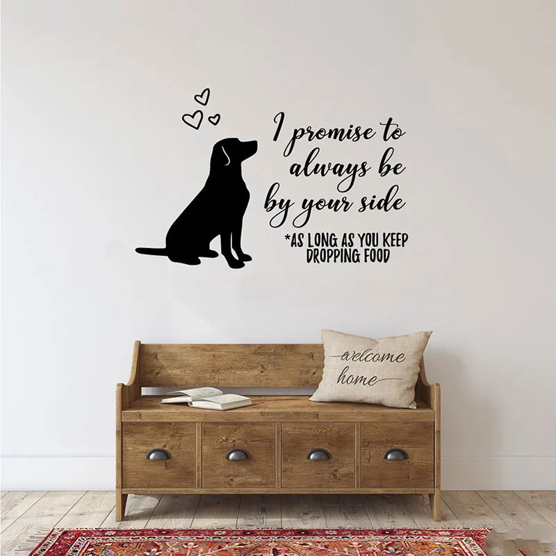 I Promise To Always Be By Your Side Pet Dog Quotes Wall Decals Vinyl Home Decor Living Room Pet Shop Wall Stickers Murals 4590
I Promise To Always Be By Your Side Pet Dog Quotes Wall Decals Vinyl Home Decor Living Room Pet Shop Wall Stickers Murals 4590