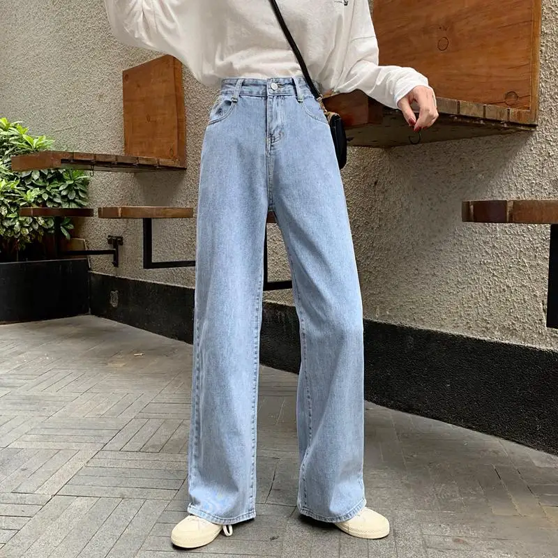 2020 new drape wide-leg pants women's high-waist straight mopping cec old jeans
2020 new drape wide-leg pants women's high-waist straight mopping cec old jeans
