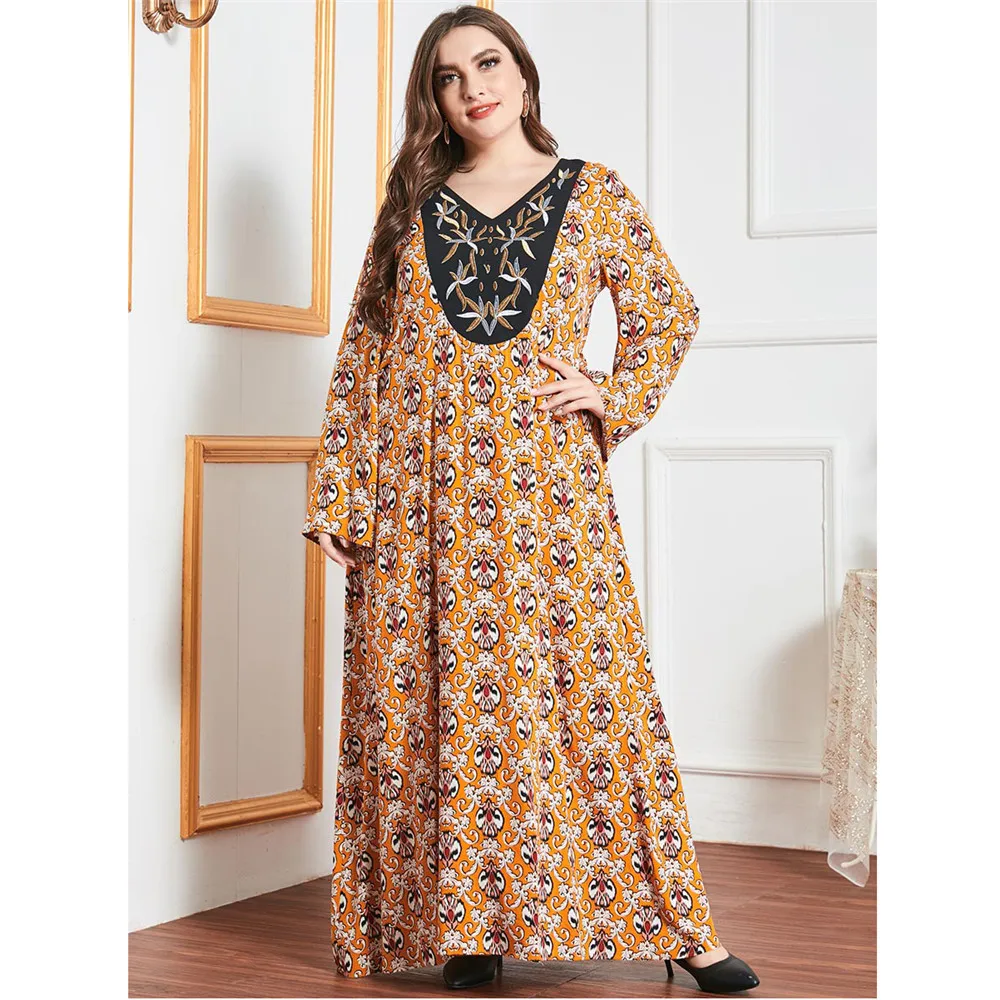Kaftan Muslim Women Hijab Dress Dubai Abaya Embroidered Boho Long Maxi Dresses Islamic Clothing Moroccan Caftan Gown Ramadan Eid
Kaftan Muslim Women Hijab Dress Dubai Abaya Embroidered Boho Long Maxi Dresses Islamic Clothing Moroccan Caftan Gown Ramadan Eid