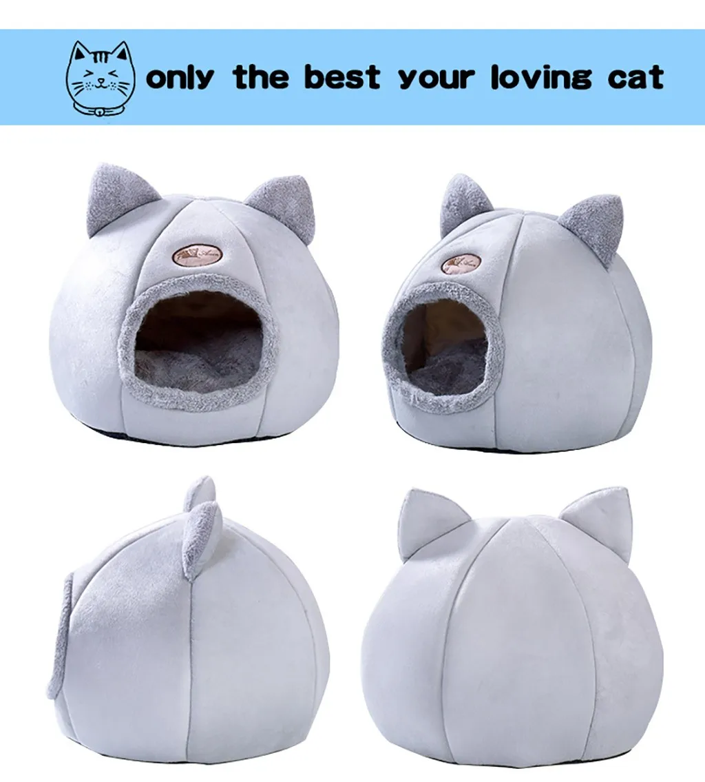 Pet Dog Cat Tent House Kennels Bed Dogs Dirt-resistant Soft Beds With Bow Washable Cushion Foldable Cat Bed Self Warming Houses
Pet Dog Cat Tent House Kennels Bed Dogs Dirt-resistant Soft Beds With Bow Washable Cushion Foldable Cat Bed Self Warming Houses