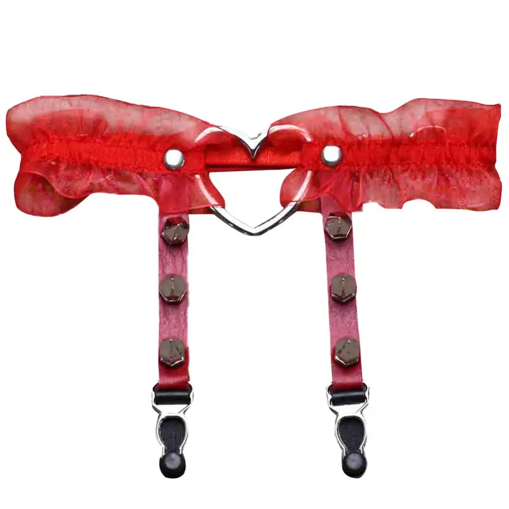 50% 1Pc Women Girl Punk Gothic Heart-shape Ring Spikes Elastic Garter Belt Suspender
50% 1Pc Women Girl Punk Gothic Heart-shape Ring Spikes Elastic Garter Belt Suspender