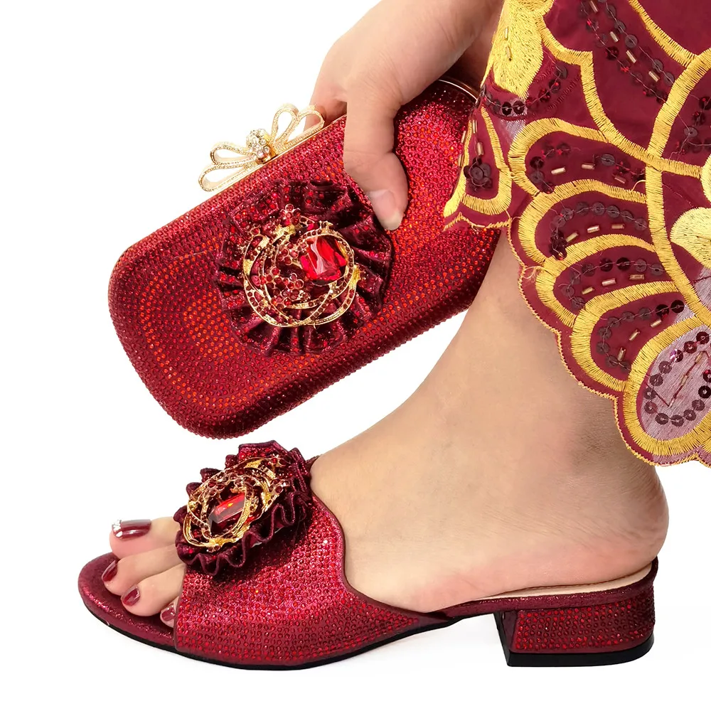 Doershow nice African Shoes And Bag Matching Set With wine Hot Selling Women Italian Shoes And Bag Set For Wedding! HTX1-13
Doershow nice African Shoes And Bag Matching Set With wine Hot Selling Women Italian Shoes And Bag Set For Wedding! HTX1-13