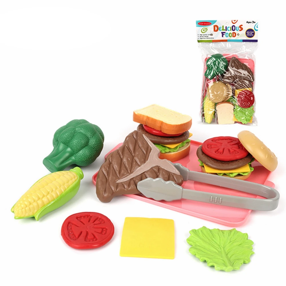 13pcs Children Kitchen Toys Fast Food Miniature Foods Toy Pretend Play Cooking Games Early Education Toy For kids
13pcs Children Kitchen Toys Fast Food Miniature Foods Toy Pretend Play Cooking Games Early Education Toy For kids