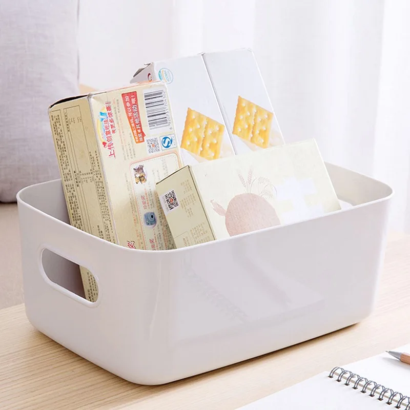 Sundry Storage Basket Student Desktop Snack Storage Box Plastic Cosmetic Storage Box Household Kitchen Sorting Box Makeup Box
Sundry Storage Basket Student Desktop Snack Storage Box Plastic Cosmetic Storage Box Household Kitchen Sorting Box Makeup Box