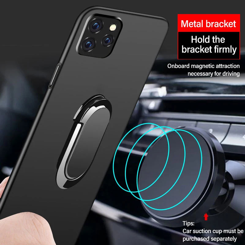 Ultra-thin Magnetic Holder Hard Matte PC Phone Case For iPhone 14 13 12 11 Pro XS Max XR X SE 7 Plus Ring Bracket Frosted Cover
Ultra-thin Magnetic Holder Hard Matte PC Phone Case For iPhone 14 13 12 11 Pro XS Max XR X SE 7 Plus Ring Bracket Frosted Cover