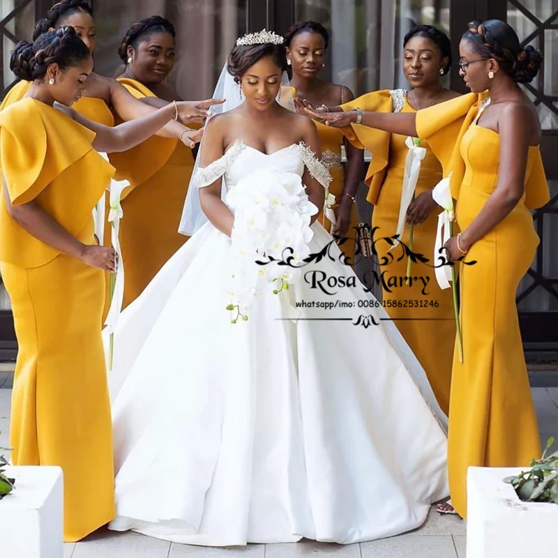Princess Off Shoulder Ball Gown Wedding Dresses 2020 Plus Size Crystals Plus Size Nigeria African Country Vestido De Novia
Princess Off Shoulder Ball Gown Wedding Dresses 2020 Plus Size Crystals Plus Size Nigeria African Country Vestido De Novia