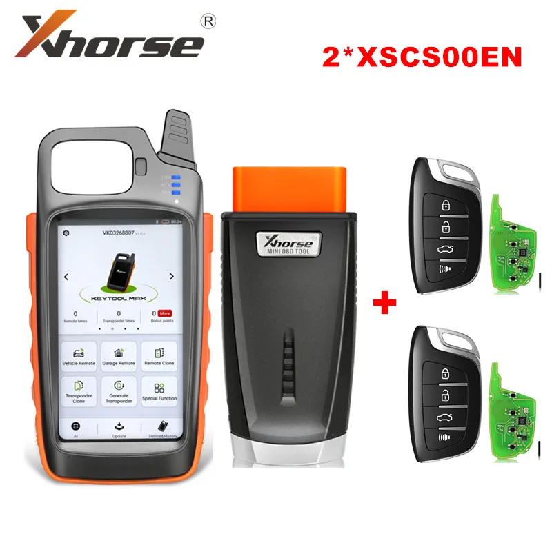 Xhorse VVDI Key Tool Max Remote and Chip Generator Plus Xhorse VVDI MINI OBD Tool Plus 2pcs Smart Remote
Xhorse VVDI Key Tool Max Remote and Chip Generator Plus Xhorse VVDI MINI OBD Tool Plus 2pcs Smart Remote