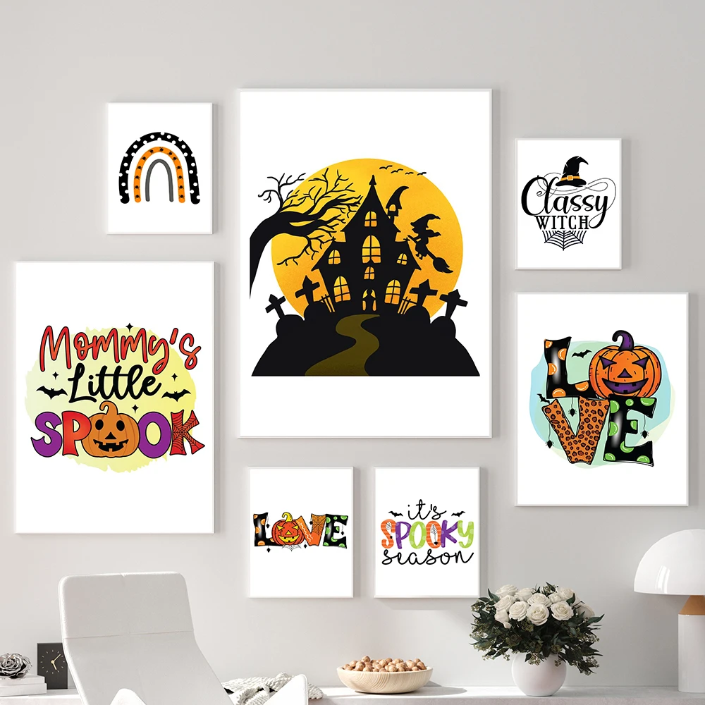 Halloween Fall Canvas Painting Classy Witch Posters and Print Spooky Season Quote Wall Pumpkin Love Art Pictures Kids Room Decor
Halloween Fall Canvas Painting Classy Witch Posters and Print Spooky Season Quote Wall Pumpkin Love Art Pictures Kids Room Decor
