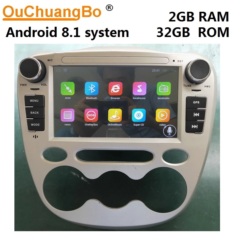 Ouchuangbo Радио Аудио плеер для Changan Penny Benni Mini CV1 2010-2013 Поддержка android 8 1 gps 1080P 2 Гб RAM 32 ROM