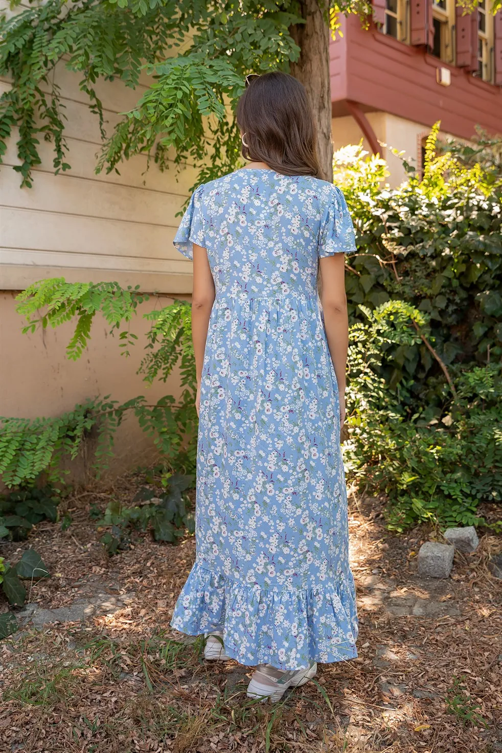 Flower Pattern Dress With Pockets-BEBE MAVS
Flower Pattern Dress With Pockets-BEBE MAVS