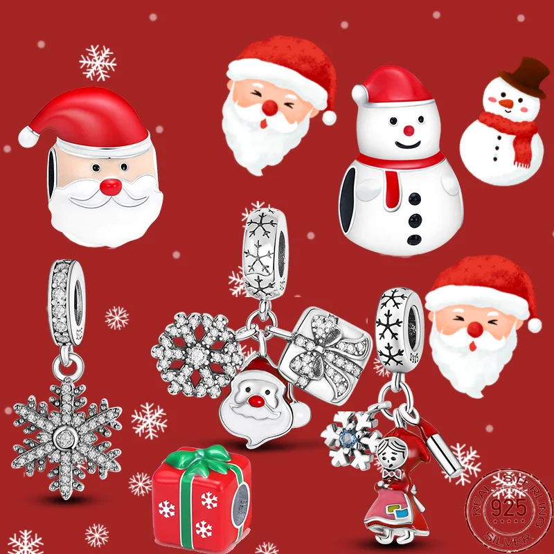 2021 Christmas series 100% S925 sterling silver beads suitable for original Pandora bracelet DIY can be used as jewelry gifts
2021 Christmas series 100% S925 sterling silver beads suitable for original Pandora bracelet DIY can be used as jewelry gifts