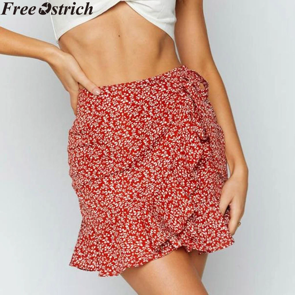 Lace-up Mini Skirt Women High Waist Ruffle Stitching Loose Skirt Lace-up Plus Size Fashionable Female Floral Print Casual Skirt
Lace-up Mini Skirt Women High Waist Ruffle Stitching Loose Skirt Lace-up Plus Size Fashionable Female Floral Print Casual Skirt