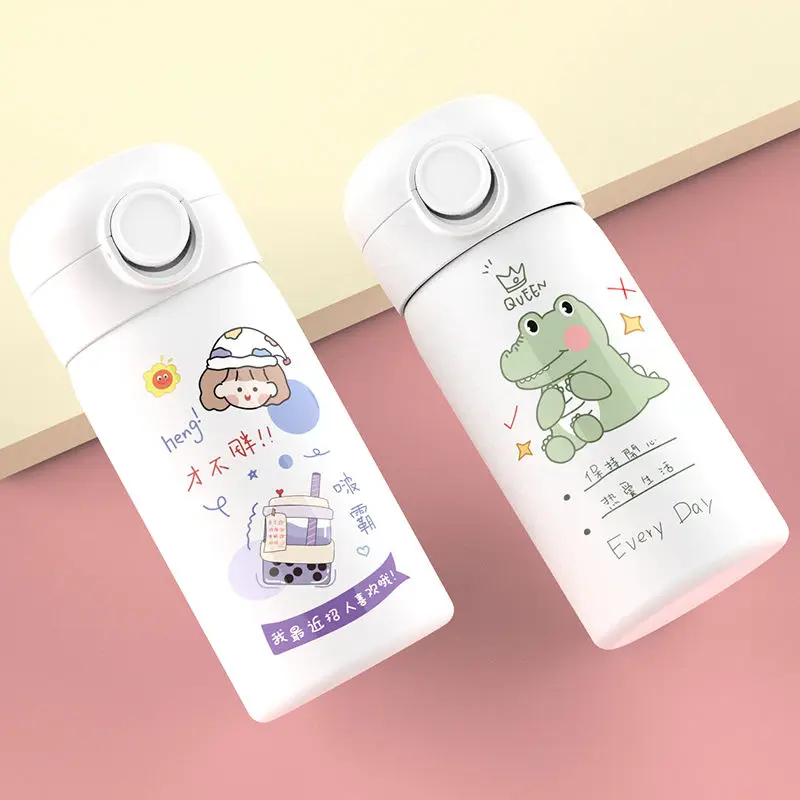 High value thermos cup with straw anti drop student small cup baby fresh and lovely portable children's water cup girl
High value thermos cup with straw anti drop student small cup baby fresh and lovely portable children's water cup girl