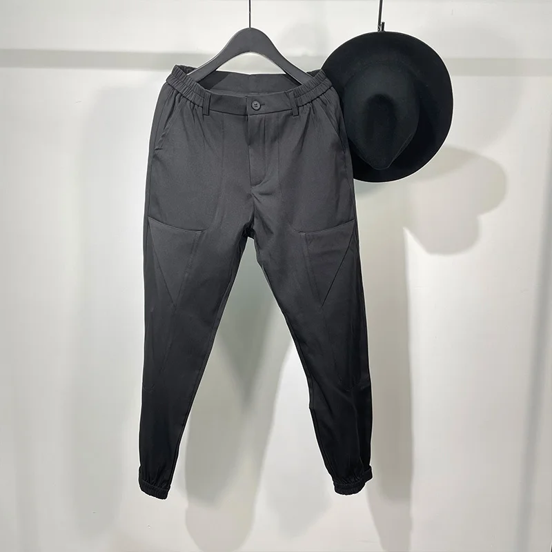 Мужские повседневные брюки-карандаш Seak, уличная одежда, мужская одежда, английские тренировочные брюки в стиле преппи, черные брюки с перек... 
Мужские повседневные брюки-карандаш Seak, уличная одежда, мужская одежда, английские тренировочные брюки в стиле преппи, черные брюки с перек...