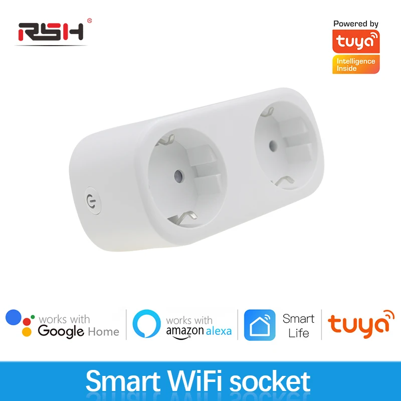 WiFi Smart Schalter Stecker Doppel Steckdosen Dual Slot EU Adapter Tuya Smart Lebensdauer Power Monitor Outlet Arbeit Für Alexa
WiFi Smart Schalter Stecker Doppel Steckdosen Dual Slot EU Adapter Tuya Smart Lebensdauer Power Monitor Outlet Arbeit Für Alexa